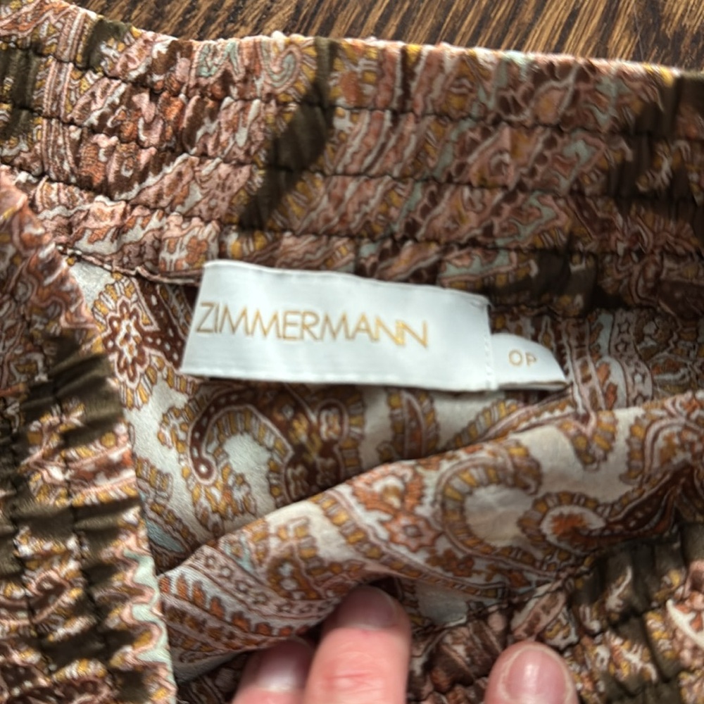 Zimmerman Waterfall Candescent midi skirt - Picture 4 of 4